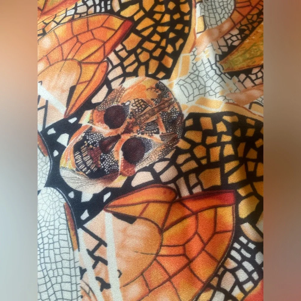 Authentic Alexander McQueen Extra Large Silk Scarf Shawl - Plato’s Atlantis Era